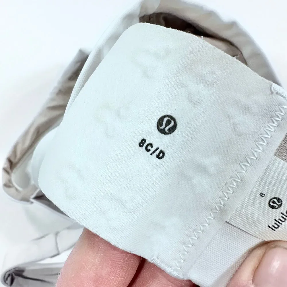 Lululemon white Stash it All bra 8 C/D